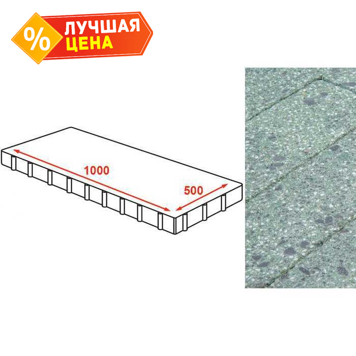 Плита тротуарная Готика Granite FINERRO, Порфир 1000х500х80 мм