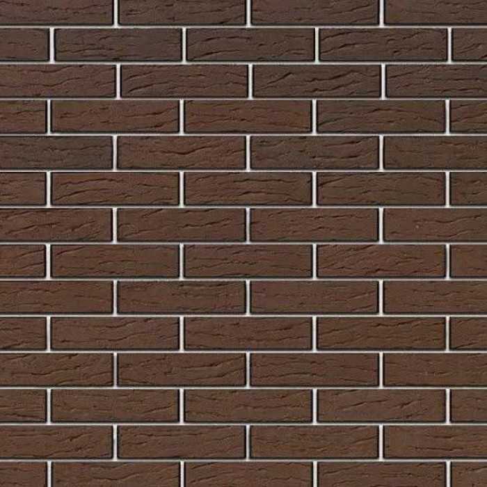 Кирпич облицовочный BRAER коричневый риф, 250х120х65 мм