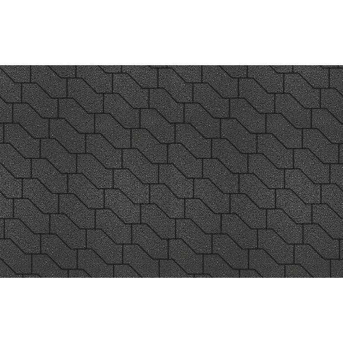 Плитка тротуарная S-Форма В.3.Ф.10 гранит черный 172х94х100 мм